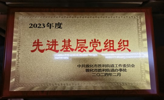 2024年2月1日，物業(yè)總公司敦化項(xiàng)目黨支部被授予“2023年度先進(jìn)基層黨組織”榮譽(yù)稱號(hào)_副本.jpg